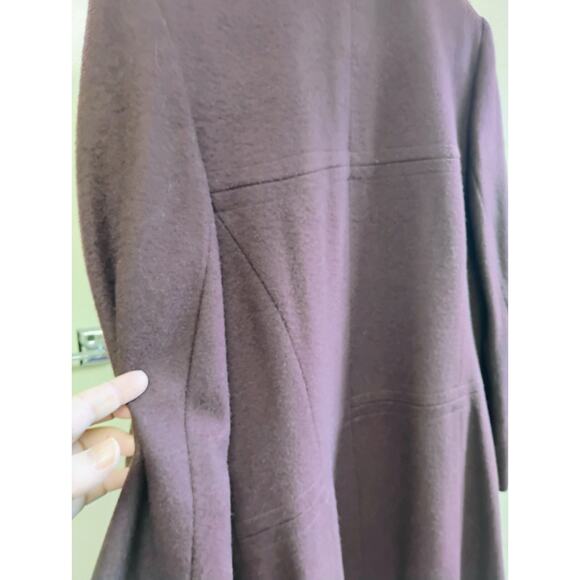 Plumb Colored Wool Blend Women's Blazer fun Chadwick's. Small. Office Attire. - Picture 14 of 14